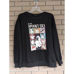 Black - Funny Ghost "In my Spooky Era" Parody Sweater Size: XL
